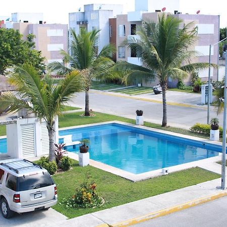 Relajante Y Acogedor Apartamento Con Alberca En Cancún Exterior foto
